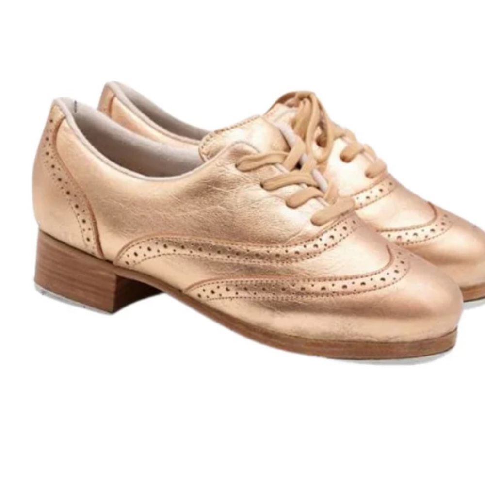 Capezio Roxy Tap Shoes Size 8 Gold
